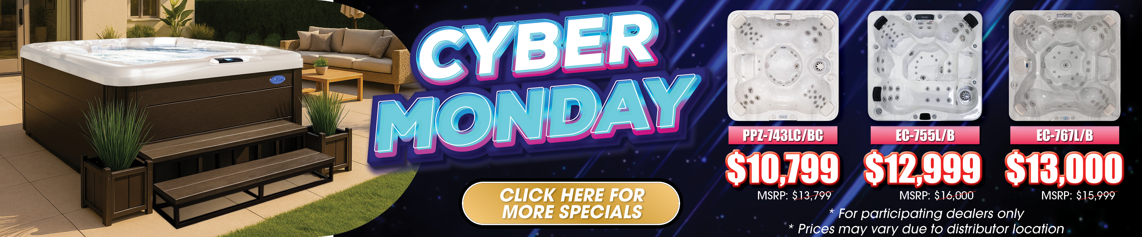 Calspas hot tub being used in a family setting - Chico